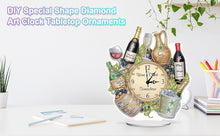 Load image into Gallery viewer, Acrylic Special Shaped Ice Bucket Wine 5D Diamond Painting Clock Art Craft
