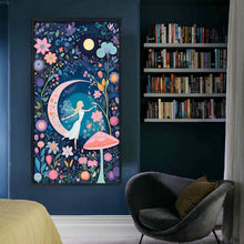 Load image into Gallery viewer, Huancan - Cartoon Girl - 35*65CM 14CT 2 Stamped Cross Stitch
