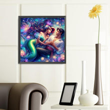 Load image into Gallery viewer, Mermaid Princess And Prince 40*40CM(Canvas) Full Round Drill Diamond Painting
