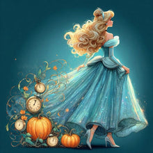 Load image into Gallery viewer, Princess Cinderella 40*40CM(Canvas) Full Round Drill Diamond Painting

