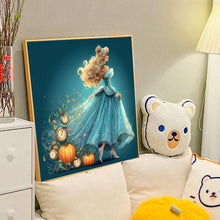 Load image into Gallery viewer, Princess Cinderella 40*40CM(Canvas) Full Round Drill Diamond Painting

