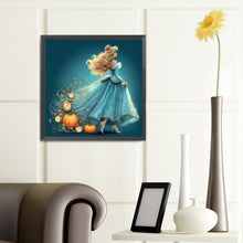 Load image into Gallery viewer, Princess Cinderella 40*40CM(Canvas) Full Round Drill Diamond Painting
