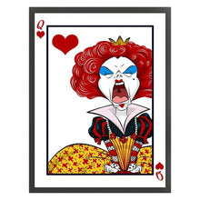 Load image into Gallery viewer, Huancan - The Queen Of Hearts Crying - 30*40CM 11CT 3 Stamped Cross Stitch
