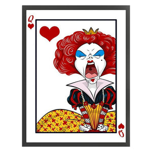 Huancan - The Queen Of Hearts Crying - 30*40CM 11CT 3 Stamped Cross Stitch