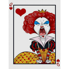 Load image into Gallery viewer, Huancan - The Queen Of Hearts Crying - 30*40CM 11CT 3 Stamped Cross Stitch
