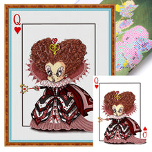 Load image into Gallery viewer, Huancan - The Queen Of Hearts - 30*40CM 11CT 3 Stamped Cross Stitch
