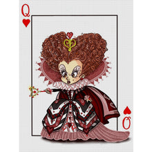 Load image into Gallery viewer, Huancan - The Queen Of Hearts - 30*40CM 11CT 3 Stamped Cross Stitch
