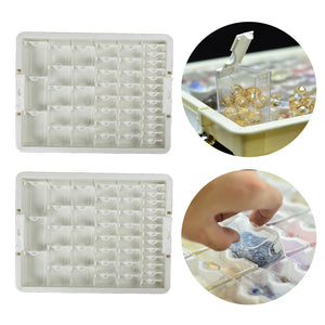 42 Grids Clear Diamond Painting Storage Containers for Beads Art DIY Crafts