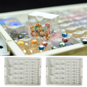 42 Grids Clear Diamond Painting Storage Containers for Beads Art DIY Crafts