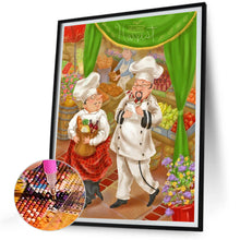 Load image into Gallery viewer, Cook 30*40CM(Canvas) Full Round Drill Diamond Painting
