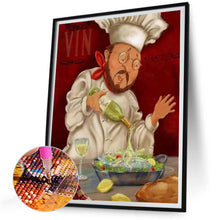 Load image into Gallery viewer, Cook 30*40CM(Canvas) Full Round Drill Diamond Painting
