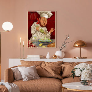 Cook 30*40CM(Canvas) Full Round Drill Diamond Painting