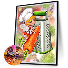 Load image into Gallery viewer, Cook 30*40CM(Canvas) Full Round Drill Diamond Painting

