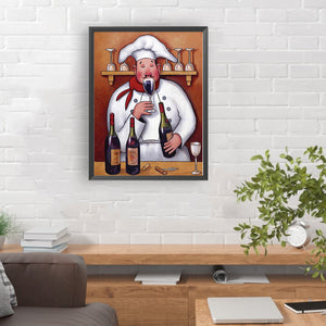 Cook 30*40CM(Canvas) Full Round Drill Diamond Painting