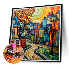 Load image into Gallery viewer, Colorful House 40*40CM(Canvas) Full Round Drill Diamond Painting

