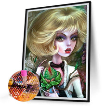 Load image into Gallery viewer, Spooky Big-Eyed Doll 40*50CM(Canvas) Full Round Drill Diamond Painting
