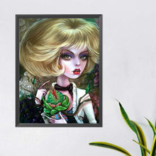 Load image into Gallery viewer, Spooky Big-Eyed Doll 40*50CM(Canvas) Full Round Drill Diamond Painting
