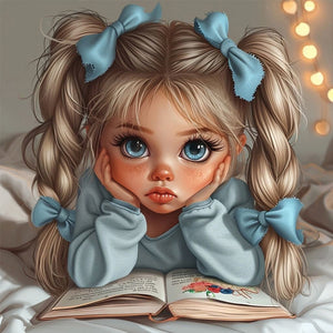 Little Girl 30*30CM(Picture) Full Square Drill Diamond Painting