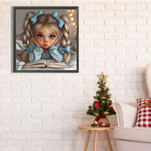 Little Girl 30*30CM(Picture) Full Square Drill Diamond Painting
