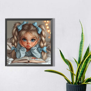 Little Girl 30*30CM(Picture) Full Square Drill Diamond Painting