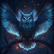 Load image into Gallery viewer, Huancan - Owl With Spread Wings - 40*40CM 11CT 3 Stamped Cross Stitch
