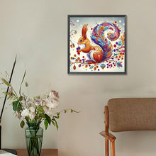 Load image into Gallery viewer, Painted Indian Squirrel 30*30CM(Canvas) Partial Special Shaped Drill Diamond Painting
