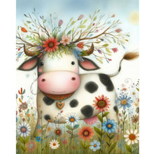Load image into Gallery viewer, Cow 40*50CM(Canvas) Full Round Drill Diamond Painting

