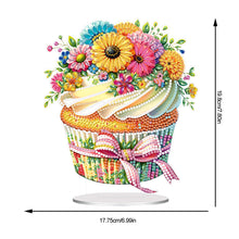 Load image into Gallery viewer, Acrylic Flower Cake Table Top Diamond Painting Ornament Kits for Home Decor
