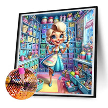Load image into Gallery viewer, Craft Girl 30*30CM(Canvas) Full Round Drill Diamond Painting
