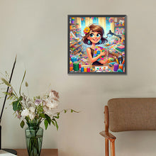 Load image into Gallery viewer, Craft Girl 30*30CM(Canvas) Full Round Drill Diamond Painting
