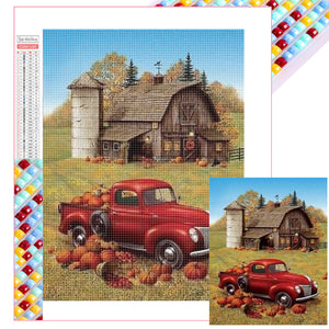 Farm 40*50CM(Picture) Full Square Drill Diamond Painting
