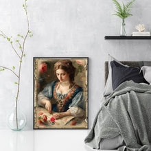 Load image into Gallery viewer, Yishu - Sewing Woman - 40*55CM 11CT 3 Stamped Cross Stitch

