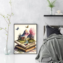 Load image into Gallery viewer, Yishu - Fantasy Scenery In A Book - 40*55CM 11CT 3 Stamped Cross Stitch
