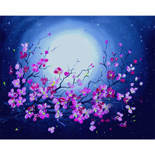 Load image into Gallery viewer, Flowers Under The Moon 50*40CM(Picture) Full Round Drill Diamond Painting
