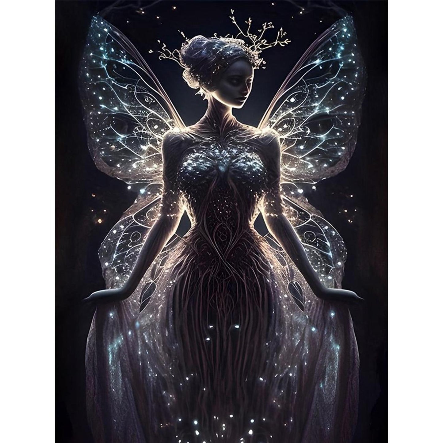 Fairy Girl - Full 11CT Counted Cross Stitch 40x53CM - Yishu