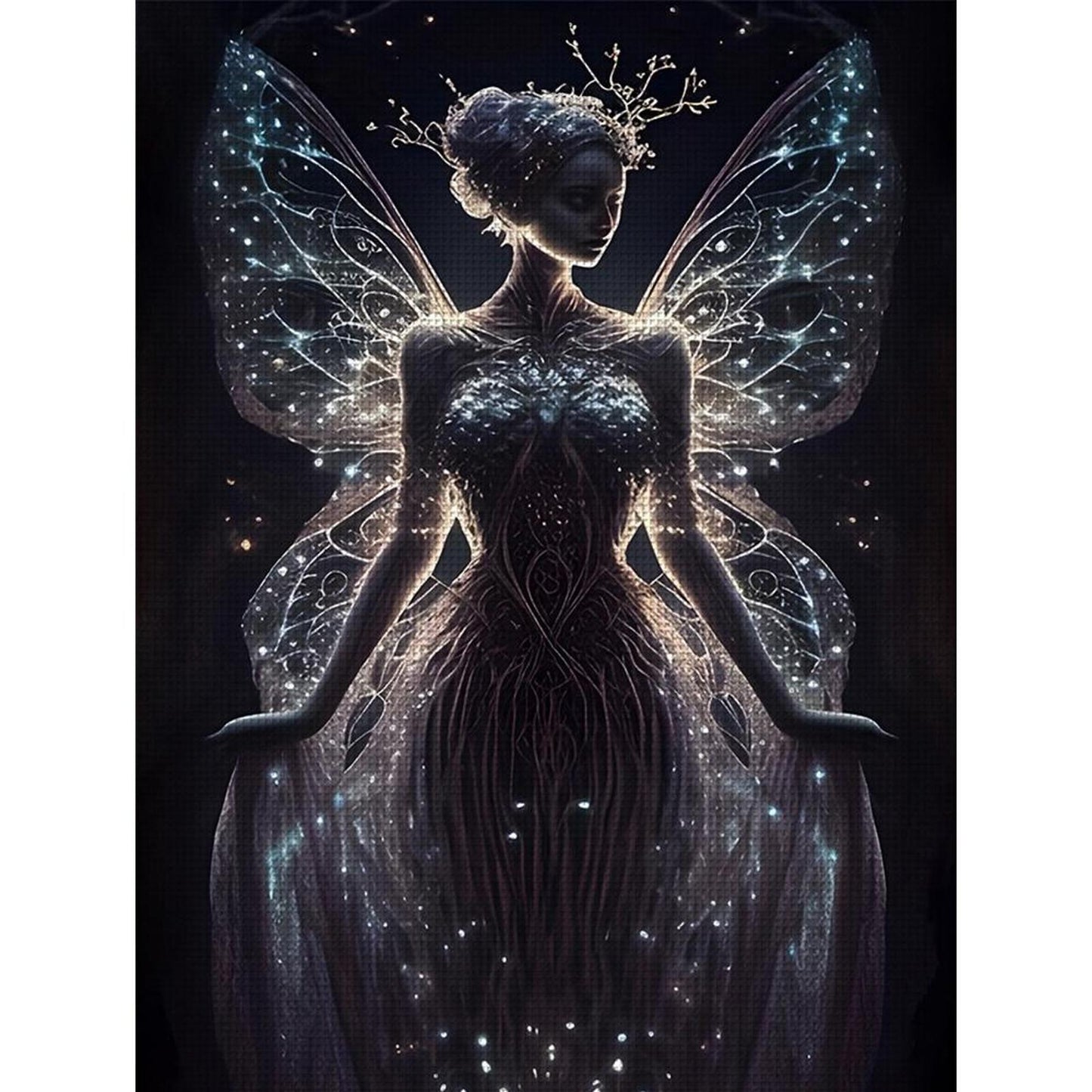 Fairy Girl - Full 11CT Counted Cross Stitch 40x53CM - Yishu