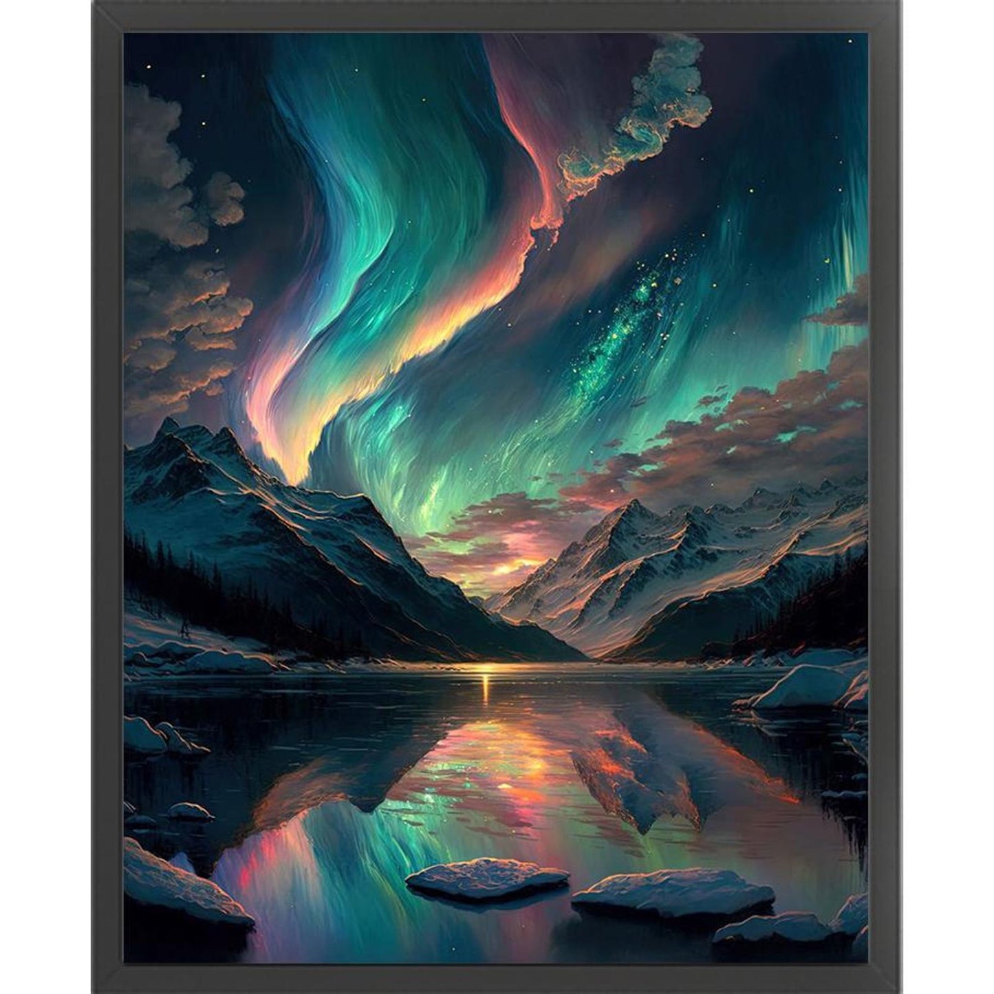 Aurora - Full 11CT Counted Cross Stitch 40x50CM - Diy