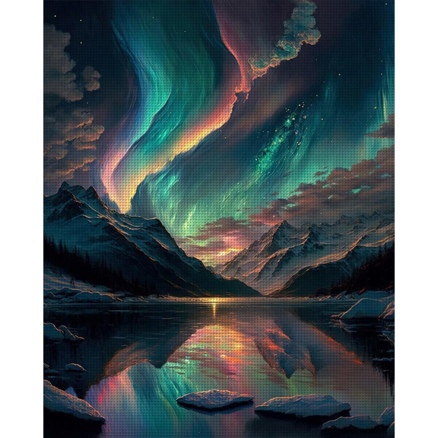 Aurora - Full 11CT Counted Cross Stitch 40x50CM - Diy