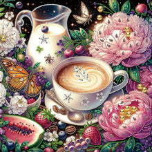 Load image into Gallery viewer, Afternoon Tea 40*40CM(Canvas) Partial Special Shaped Drill Diamond Painting
