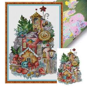 Joy Sunday - Christmas Fantasy - 30*47CM 14CT 2 Stamped Cross Stitch