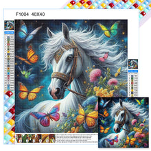 Load image into Gallery viewer, White Horse 40*40CM(Canvas) Full Square Drill Diamond Painting
