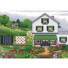 Load image into Gallery viewer, Joy Sunday - Autumn Manor - 42*32CM 14CT 2 Stamped Cross Stitch
