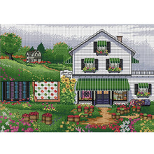 Load image into Gallery viewer, Joy Sunday - Autumn Manor - 42*32CM 14CT 2 Stamped Cross Stitch
