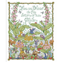 Load image into Gallery viewer, Joy Sunday - Garden Elves - 41*52CM 14CT 2 Stamped Cross Stitch
