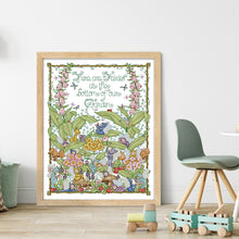 Load image into Gallery viewer, Joy Sunday - Garden Elves - 41*52CM 14CT 2 Stamped Cross Stitch

