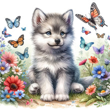 Load image into Gallery viewer, Wolf Dog 40*40CM(Canvas) Full Square Drill Diamond Painting
