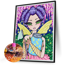 Load image into Gallery viewer, Firefly Girl 30*40CM(Canvas) Full Round Drill Diamond Painting
