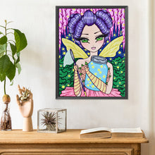 Load image into Gallery viewer, Firefly Girl 30*40CM(Canvas) Full Round Drill Diamond Painting

