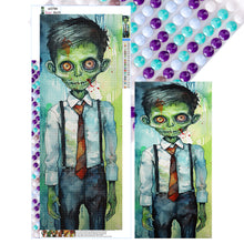 Load image into Gallery viewer, Zombie In A Tie And Blazer 30*70CM(Canvas) Full Round Drill Diamond Painting
