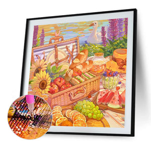 Summer Picnic 40*40CM(Picture) Full Round Drill Diamond Painting